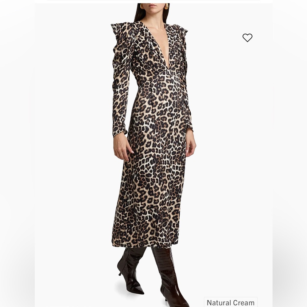 Farm Rio Leopard Midi Dress